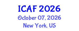 International Conference on Accounting and Finance (ICAF) October 07, 2026 - New York, United States International Conference on Accounting and Finance (ICAF) October 07, 2026 - New York, United States
