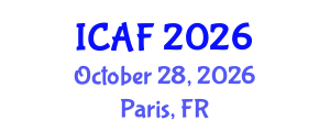 International Conference on Accounting and Finance (ICAF) October 28, 2026 - Paris, France International Conference on Accounting and Finance (ICAF) October 28, 2026 - Paris, France