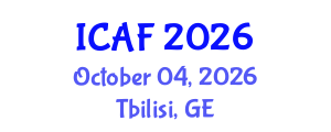 International Conference on Accounting and Finance (ICAF) October 04, 2026 - Tbilisi, Georgia International Conference on Accounting and Finance (ICAF) October 04, 2026 - Tbilisi, Georgia