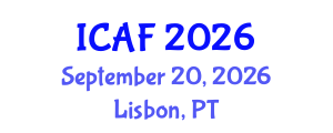 International Conference on Accounting and Finance (ICAF) September 20, 2026 - Lisbon, Portugal International Conference on Accounting and Finance (ICAF) September 20, 2026 - Lisbon, Portugal