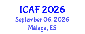 International Conference on Accounting and Finance (ICAF) September 06, 2026 - Málaga, Spain International Conference on Accounting and Finance (ICAF) September 06, 2026 - Málaga, Spain
