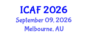 International Conference on Accounting and Finance (ICAF) September 09, 2026 - Melbourne, Australia International Conference on Accounting and Finance (ICAF) September 09, 2026 - Melbourne, Australia