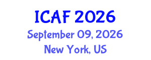International Conference on Accounting and Finance (ICAF) September 09, 2026 - New York, United States International Conference on Accounting and Finance (ICAF) September 09, 2026 - New York, United States