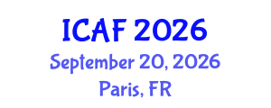 International Conference on Accounting and Finance (ICAF) September 20, 2026 - Paris, France International Conference on Accounting and Finance (ICAF) September 20, 2026 - Paris, France