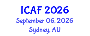 International Conference on Accounting and Finance (ICAF) September 06, 2026 - Sydney, Australia International Conference on Accounting and Finance (ICAF) September 06, 2026 - Sydney, Australia