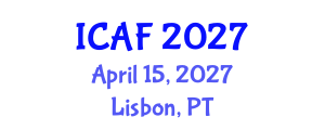 International Conference on Accounting and Finance (ICAF) April 15, 2027 - Lisbon, Portugal International Conference on Accounting and Finance (ICAF) April 15, 2027 - Lisbon, Portugal