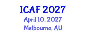 International Conference on Accounting and Finance (ICAF) April 10, 2027 - Melbourne, Australia International Conference on Accounting and Finance (ICAF) April 10, 2027 - Melbourne, Australia