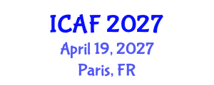 International Conference on Accounting and Finance (ICAF) April 19, 2027 - Paris, France International Conference on Accounting and Finance (ICAF) April 19, 2027 - Paris, France