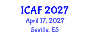 International Conference on Accounting and Finance (ICAF) April 17, 2027 - Seville, Spain International Conference on Accounting and Finance (ICAF) April 17, 2027 - Seville, Spain