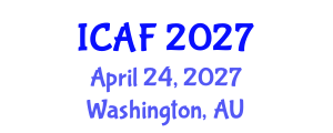 International Conference on Accounting and Finance (ICAF) April 24, 2027 - Washington, Australia International Conference on Accounting and Finance (ICAF) April 24, 2027 - Washington, Australia