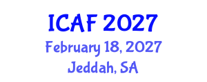 International Conference on Accounting and Finance (ICAF) February 18, 2027 - Jeddah, Saudi Arabia International Conference on Accounting and Finance (ICAF) February 18, 2027 - Jeddah, Saudi Arabia