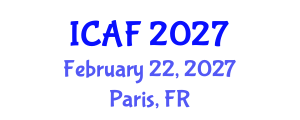 International Conference on Accounting and Finance (ICAF) February 22, 2027 - Paris, France International Conference on Accounting and Finance (ICAF) February 22, 2027 - Paris, France