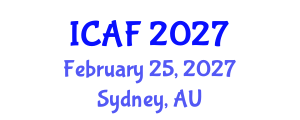 International Conference on Accounting and Finance (ICAF) February 25, 2027 - Sydney, Australia International Conference on Accounting and Finance (ICAF) February 25, 2027 - Sydney, Australia