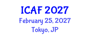 International Conference on Accounting and Finance (ICAF) February 25, 2027 - Tokyo, Japan International Conference on Accounting and Finance (ICAF) February 25, 2027 - Tokyo, Japan