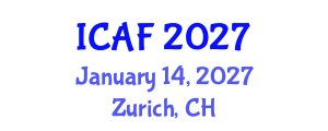 International Conference on Accounting and Finance (ICAF) January 14, 2027 - Zurich, Switzerland International Conference on Accounting and Finance (ICAF) January 14, 2027 - Zurich, Switzerland