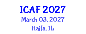 International Conference on Accounting and Finance (ICAF) March 03, 2027 - Haifa, Israel International Conference on Accounting and Finance (ICAF) March 03, 2027 - Haifa, Israel