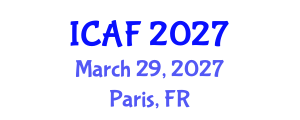 International Conference on Accounting and Finance (ICAF) March 29, 2027 - Paris, France