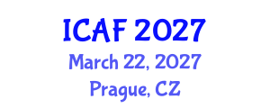 International Conference on Accounting and Finance (ICAF) March 22, 2027 - Prague, Czechia International Conference on Accounting and Finance (ICAF) March 22, 2027 - Prague, Czechia