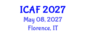 International Conference on Accounting and Finance (ICAF) May 08, 2027 - Florence, Italy International Conference on Accounting and Finance (ICAF) May 08, 2027 - Florence, Italy