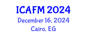International Conference on Accounting and Financial Management (ICAFM) December 16, 2024 - Cairo, Egypt