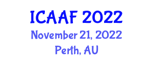 International Conference on Accounting, Auditing and Finance (ICAAF) November 21, 2022 - Perth, Australia