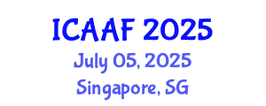 International Conference on Accounting, Auditing and Finance (ICAAF) July 05, 2025 - Singapore, Singapore