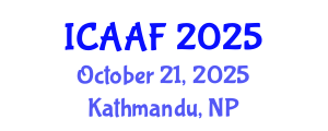 International Conference on Accounting, Auditing and Finance (ICAAF) October 21, 2025 - Kathmandu, Nepal