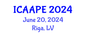 International Conference on Accounting, Auditing and Performance Evaluation (ICAAPE) June 20, 2024 - Riga, Latvia