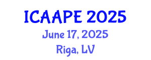 International Conference on Accounting, Auditing and Performance Evaluation (ICAAPE) June 17, 2025 - Riga, Latvia