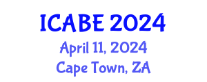 International Conference on Accounting, Business and Economics (ICABE) April 11, 2024 - Cape Town, South Africa