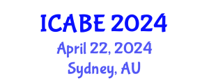 International Conference on Accounting, Business and Economics (ICABE) April 22, 2024 - Sydney, Australia