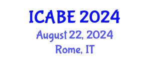 International Conference on Accounting, Business and Economics (ICABE) August 22, 2024 - Rome, Italy