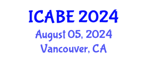 International Conference on Accounting, Business and Economics (ICABE) August 05, 2024 - Vancouver, Canada
