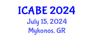 International Conference on Accounting, Business and Economics (ICABE) July 15, 2024 - Mykonos, Greece