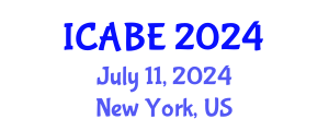 International Conference on Accounting, Business and Economics (ICABE) July 11, 2024 - New York, United States