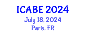 International Conference on Accounting, Business and Economics (ICABE) July 18, 2024 - Paris, France