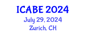 International Conference on Accounting, Business and Economics (ICABE) July 29, 2024 - Zurich, Switzerland