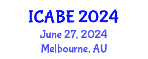 International Conference on Accounting, Business and Economics (ICABE) June 27, 2024 - Melbourne, Australia