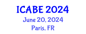 International Conference on Accounting, Business and Economics (ICABE) June 20, 2024 - Paris, France