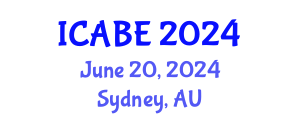 International Conference on Accounting, Business and Economics (ICABE) June 20, 2024 - Sydney, Australia