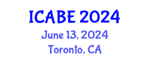 International Conference on Accounting, Business and Economics (ICABE) June 13, 2024 - Toronto, Canada
