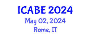 International Conference on Accounting, Business and Economics (ICABE) May 02, 2024 - Rome, Italy