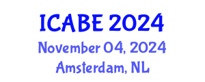 International Conference on Accounting, Business and Economics (ICABE) November 04, 2024 - Amsterdam, Netherlands