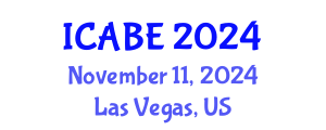 International Conference on Accounting, Business and Economics (ICABE) November 11, 2024 - Las Vegas, United States