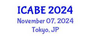 International Conference on Accounting, Business and Economics (ICABE) November 07, 2024 - Tokyo, Japan