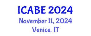 International Conference on Accounting, Business and Economics (ICABE) November 11, 2024 - Venice, Italy