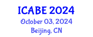 International Conference on Accounting, Business and Economics (ICABE) October 03, 2024 - Beijing, China