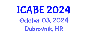 International Conference on Accounting, Business and Economics (ICABE) October 03, 2024 - Dubrovnik, Croatia