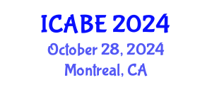 International Conference on Accounting, Business and Economics (ICABE) October 28, 2024 - Montreal, Canada