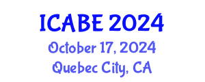 International Conference on Accounting, Business and Economics (ICABE) October 17, 2024 - Quebec City, Canada